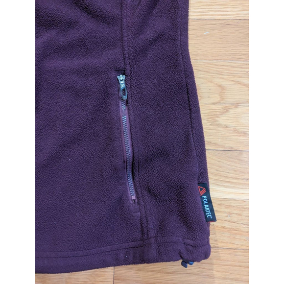 Columbia Titanium Fleece Jacket Wine Full Zip Medium - Picture 6 of 13